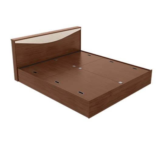 Allura Queen Bed – Stylish & Durable Wooden Bed for Modern Homes in Nepal