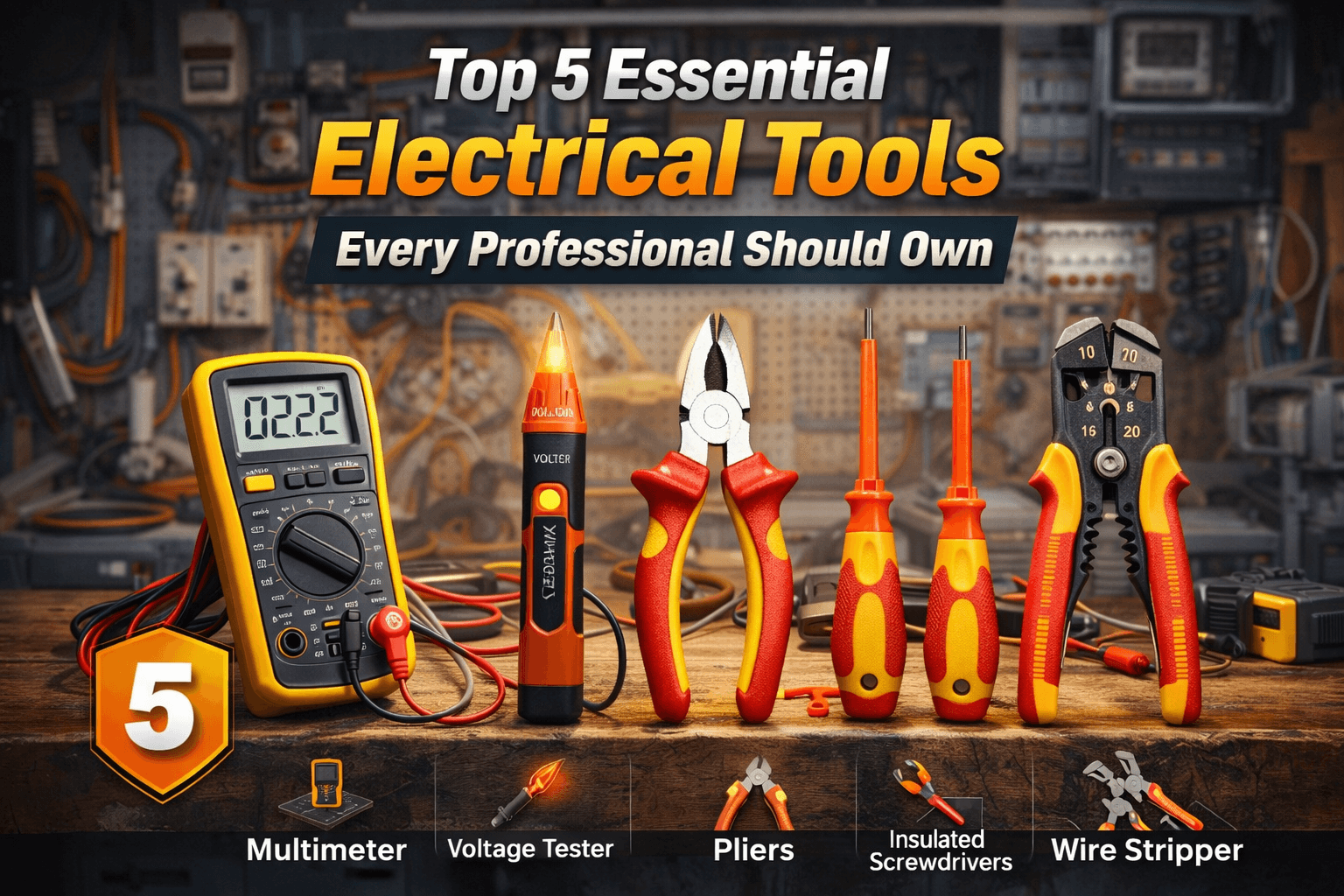 Top 5 Essential Electrical Tools Every Professional Should Own