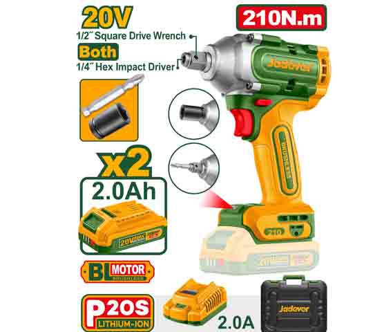 Cordless Impact Driver & Wrench 20V 210Nm Cordless Impact Driver & Wrench 20V 210Nm