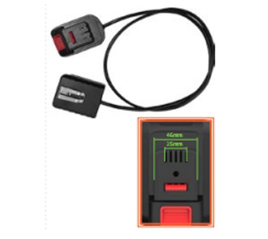 NANWEI Battery Extension DC Cable | Reliable Power Connector for Tools & Devices in Nepal