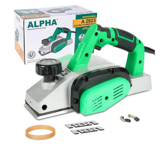  Alpha A2823 Wood Planner Machine 650W with Belt & Blade in Nepal