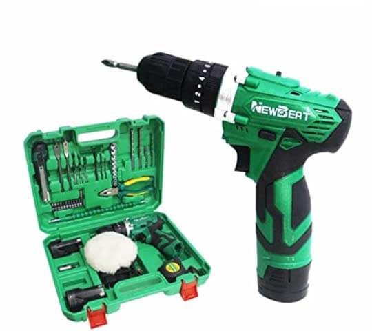 Newbeat Cordless Drill Impact 12V (40 PCS Tool Set) – Rechargeable Power Drill in Nepal Newbeat Cordless Drill Impact 12V (40 PCS Tool Set) – Rechargeable Power Drill in Nepal