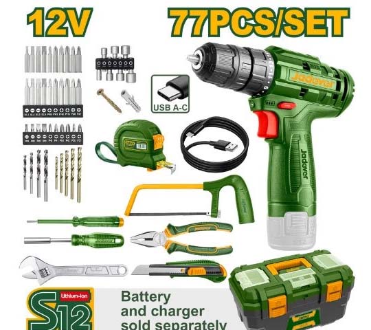 Jadever 77 Pcs Tools Set - JDDT1B77 Jadever 77 Pcs Tools Set - JDDT1B77