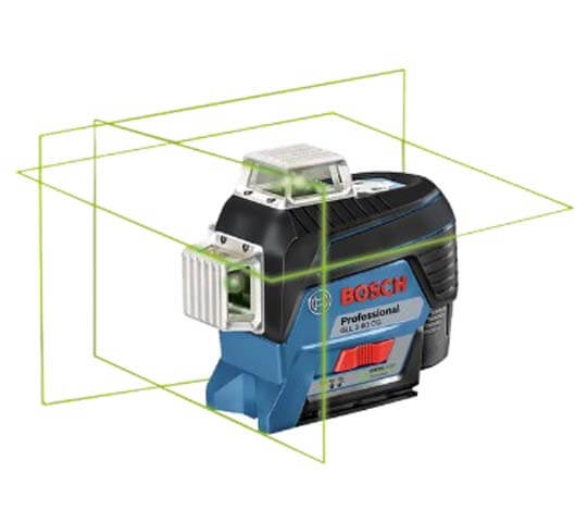 Bosch GLL 3-80 CG Green Laser Level Price in Nepal | 3x360° Self-Leveling