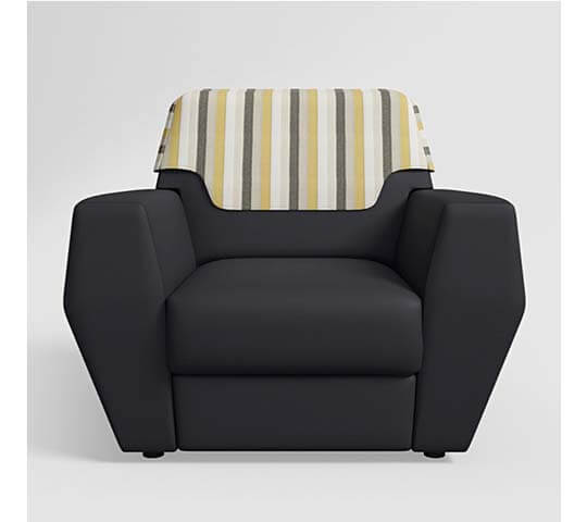 Facet 1 Seater Sofa – Modern Comfortable Single Sofa Chair for Living Room
