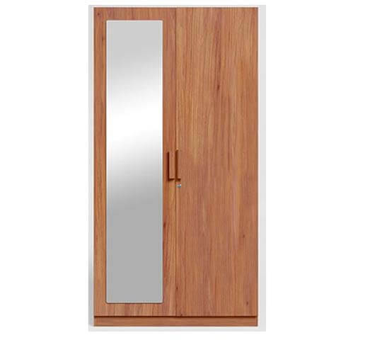 Riga 2-Door Wooden Wardrobe with Storage | Modern Almirah in Nepal Riga 2-Door Wooden Wardrobe with Storage | Modern Almirah in Nepal