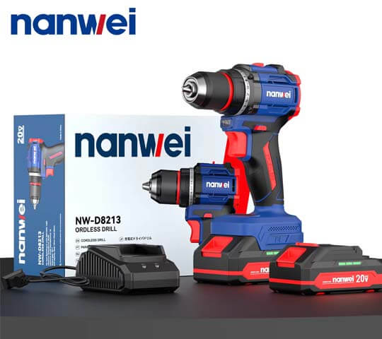 NANWEI NW-D8213-B Electric Screwdriver – 20V Brushless Cordless Drill Driver